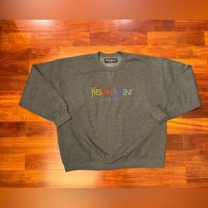 Yves Saint Laurent Gray Sweater